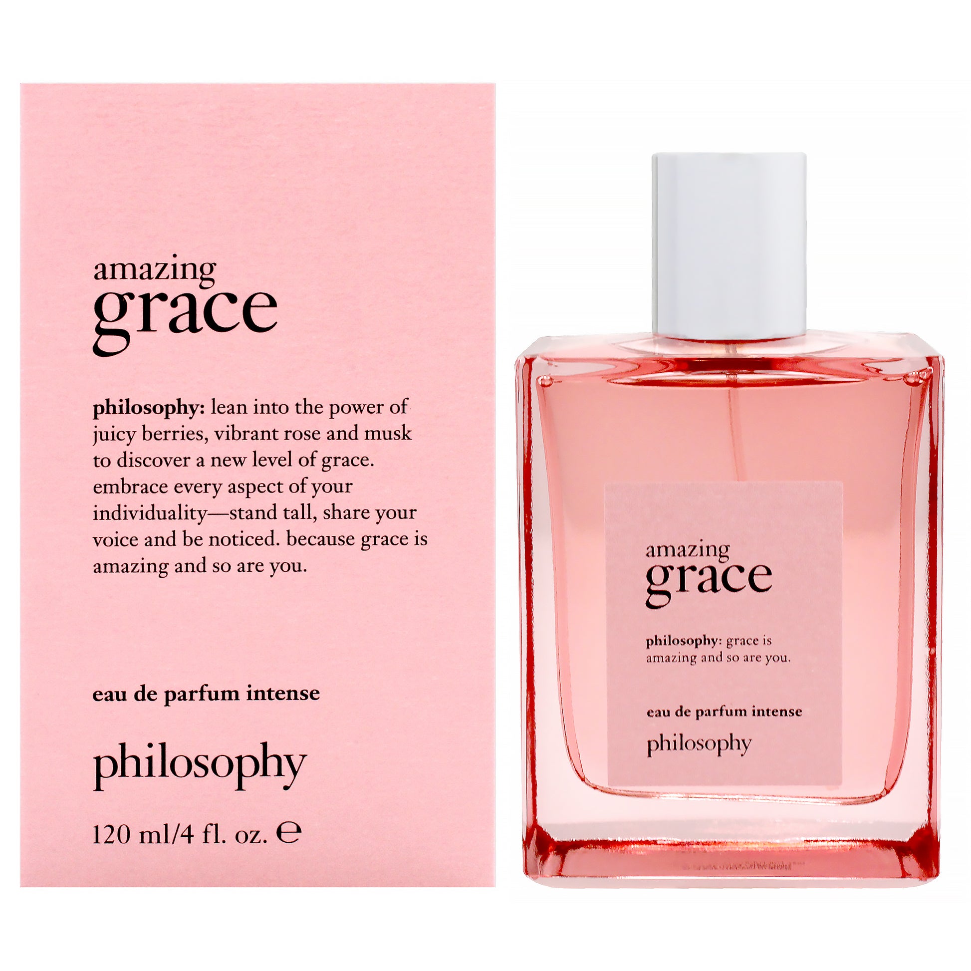 Amazing Grace Intense by Philosophy for Unisex - 4 oz EDP Spray