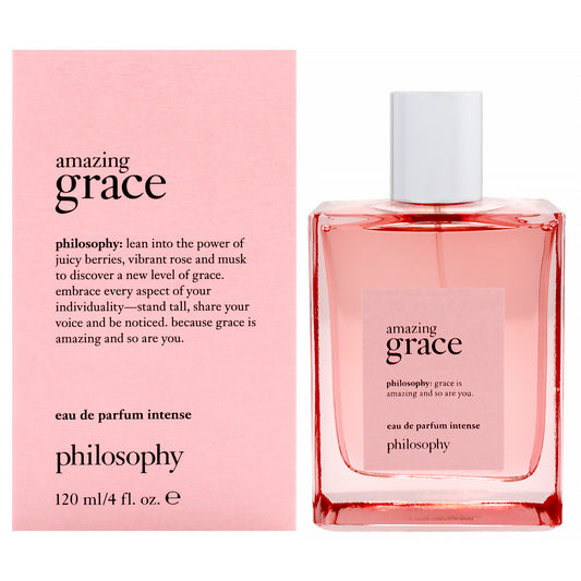 Amazing Grace Intense by Philosophy for Unisex - 4 oz EDP Spray