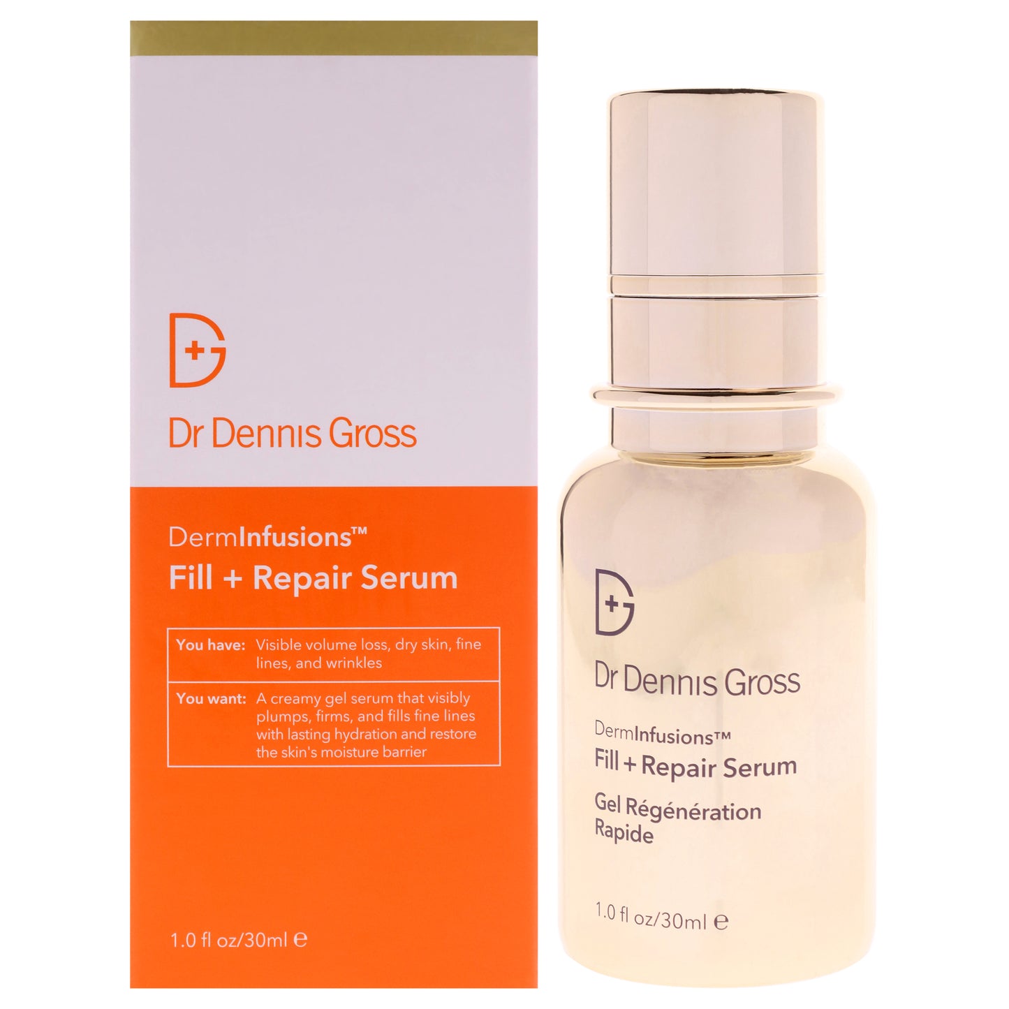 DermInfusions Fill Plus Repair Serum 1 oz Serum