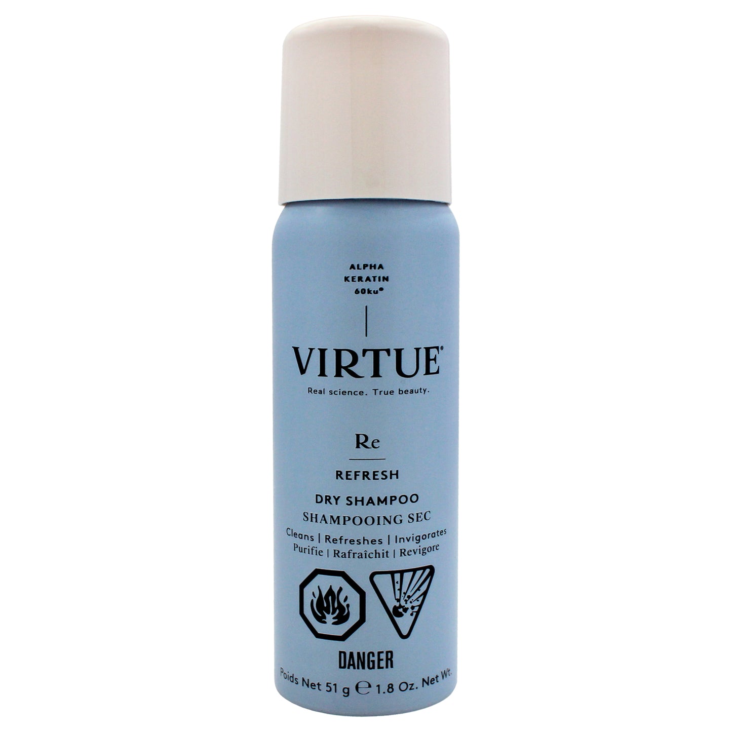 Refresh Dry Shampoo by Virtue for Unisex - 1.8 oz Dry Shampoo
