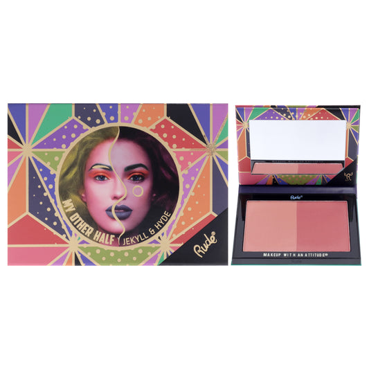 My Other Half Duo Shade Face Palette - Jekyll and Hyde by Rude Cosmetics for Women - 0.4 oz Makeup