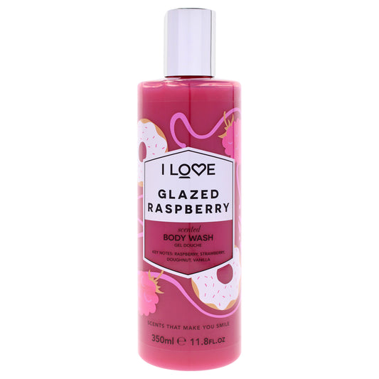 Scented Body Wash - Glazed Raspberry by I Love Cosmetics for Women - 11.8 oz Body Wash