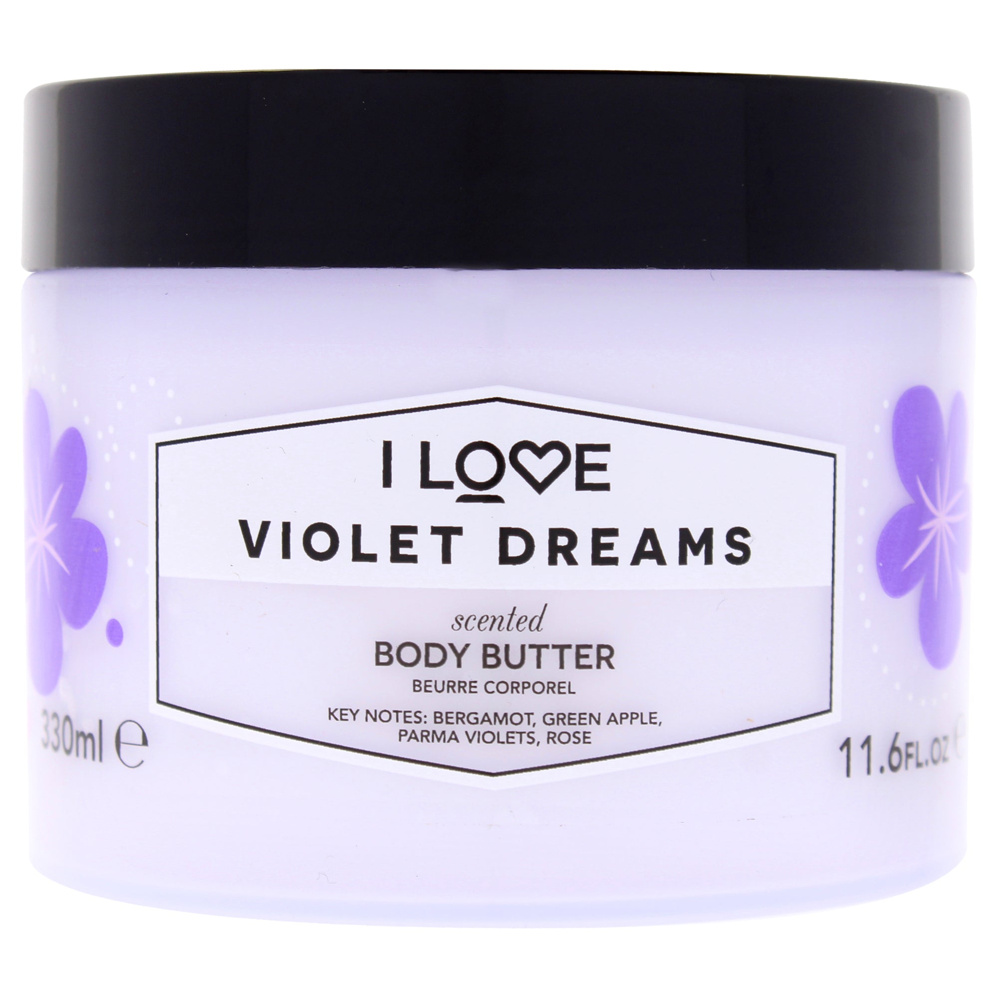 Scented Body Butter - Violet Dreams by I Love Cosmetics for Women - 11.6 oz Body Butter