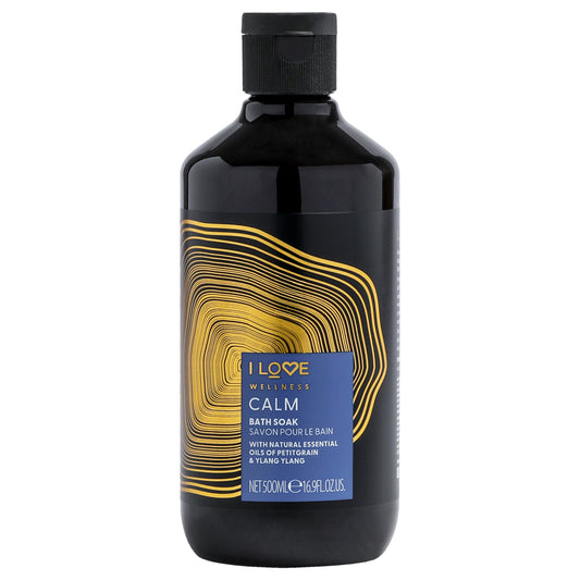 Wellness Bath Soak - Calm by I Love Cosmetics for Women - 16.9 oz Bath Soak
