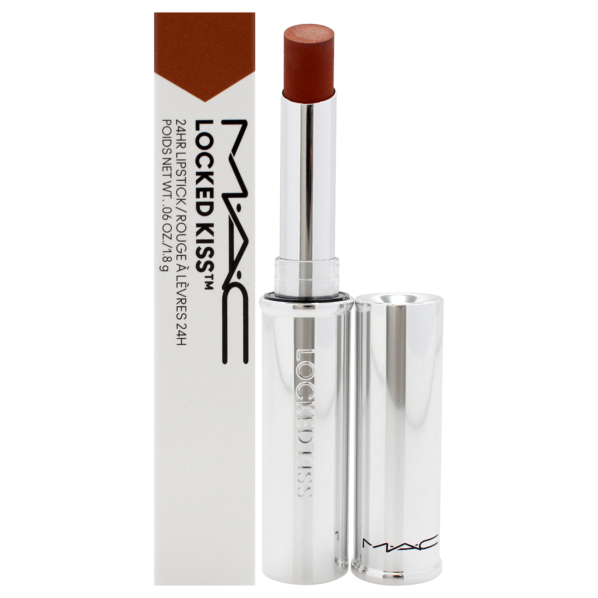 Locked Kiss 24 Hr Lipstick - 85 Poncy by MAC for Women - 0.06 oz Lipstick