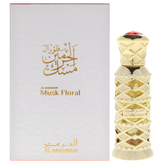 Musk Floral by Al Haramain for Women - 0.37 oz Concentrated Perfume Oil