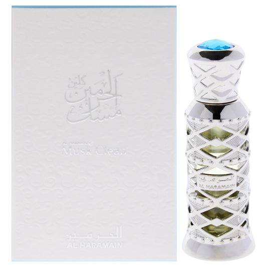 Musk Clean by Al Haramain for Unisex - 0.37 oz Concentrated Perfume Oil