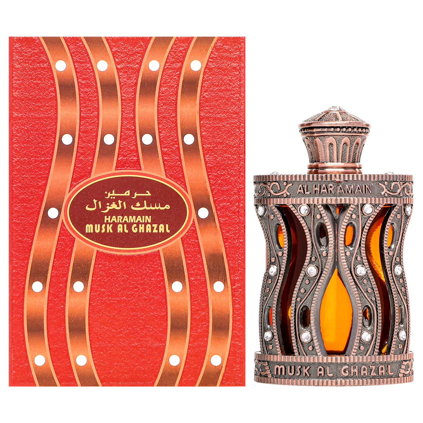 Musk Al Ghazal by Al Haramain for Unisex - 1.01 oz Concentrated Perfume Oil