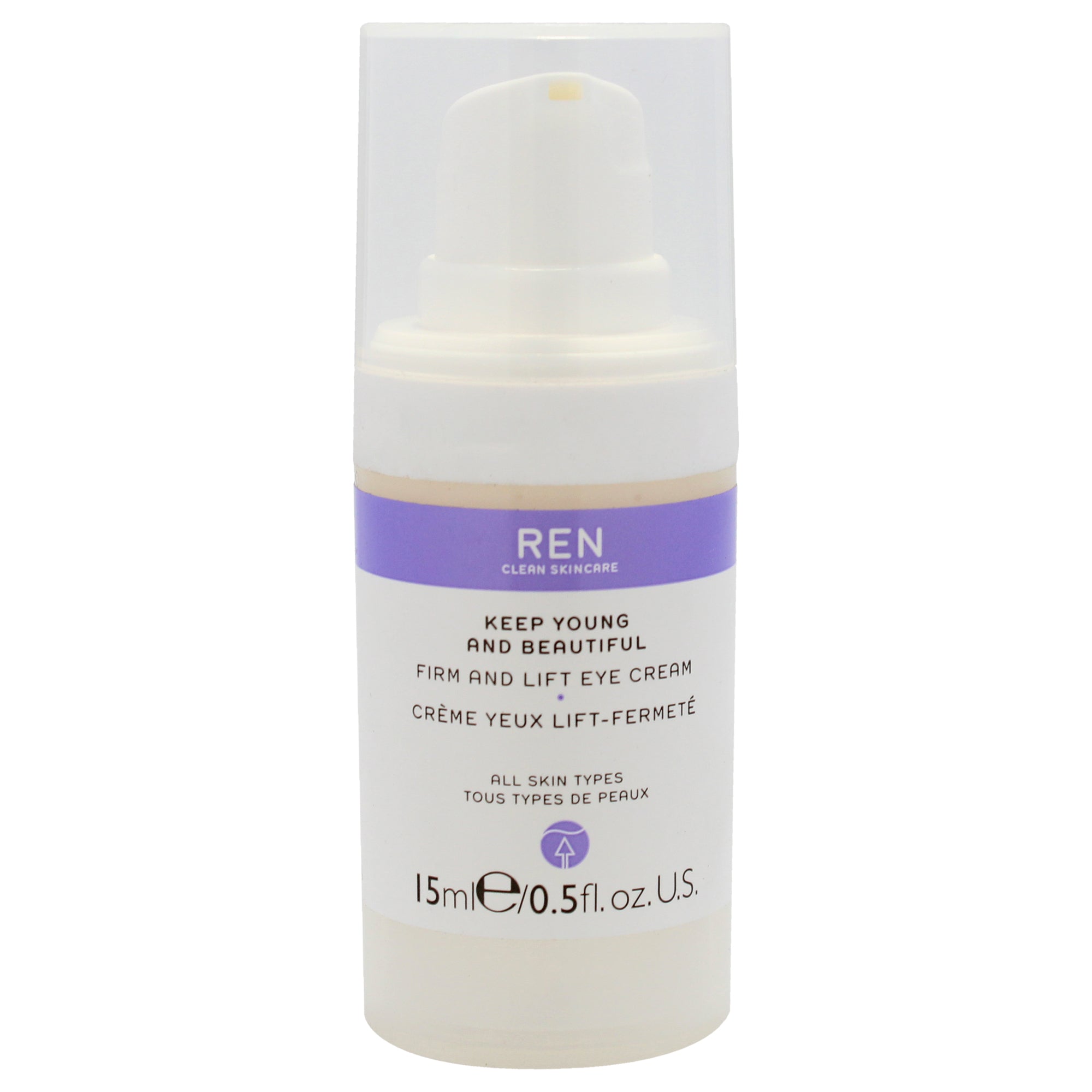 Keep Young and Beautiful Firm and Lift Eye Cream by REN for Unisex - 0.5 oz Cream (Tester)