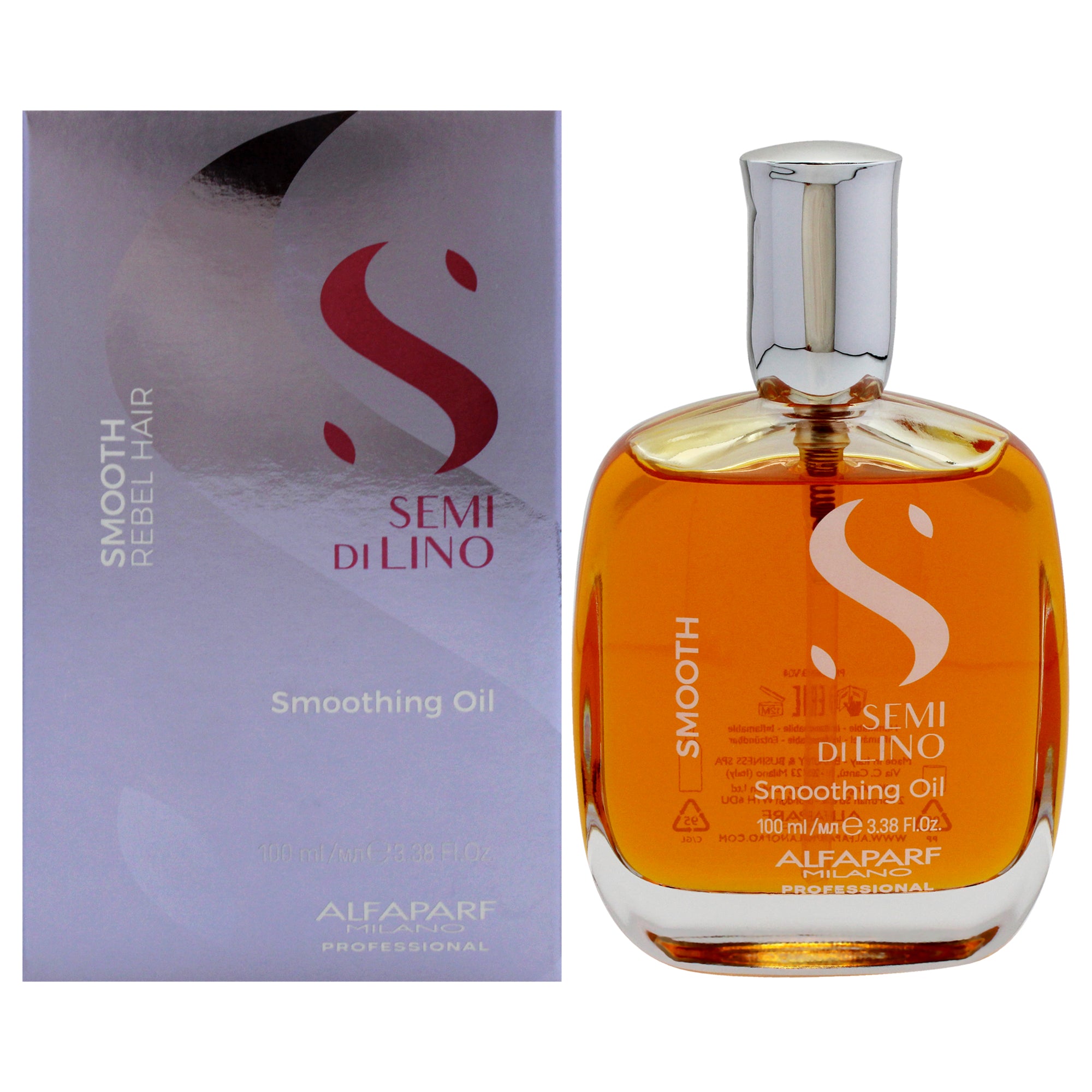 Semi Di Lino Smooth Smoothing Oil by Alfaparf Milano for Unisex - 3.38 oz Oil