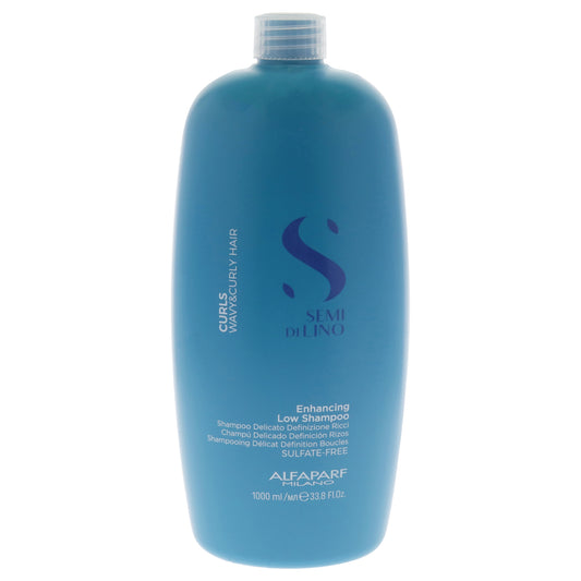 Semi Di Lino Curls Enhancing Low Shampoo by Alfaparf Milano for Unisex - 33.8 oz Shampoo