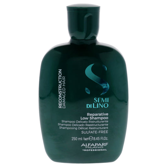 Semi Di Lino Reconstruction Reparative Low Shampoo by Alfaparf Milano for Unisex - 8.45 oz Shampoo