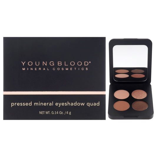 Pressed Mineral Eyeshadow Quad - Sweet Talk by Youngblood for Women - 0.14 oz Eye Shadow