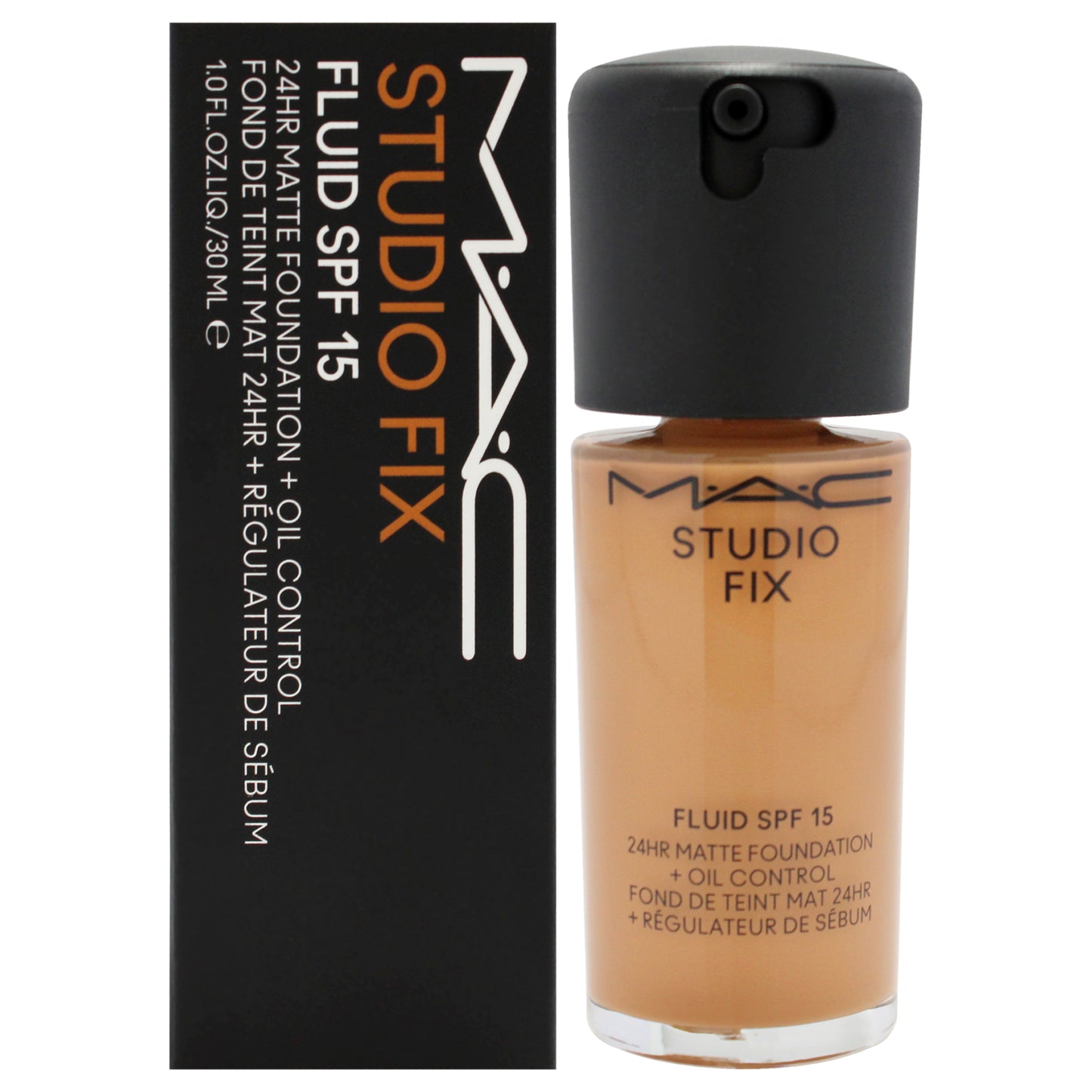 Studio Fix Fluid SPF 15 24Hr Matte Foundation Plus Oil Control - NC45 Bronze With Golden Undertone 1 oz Foundation