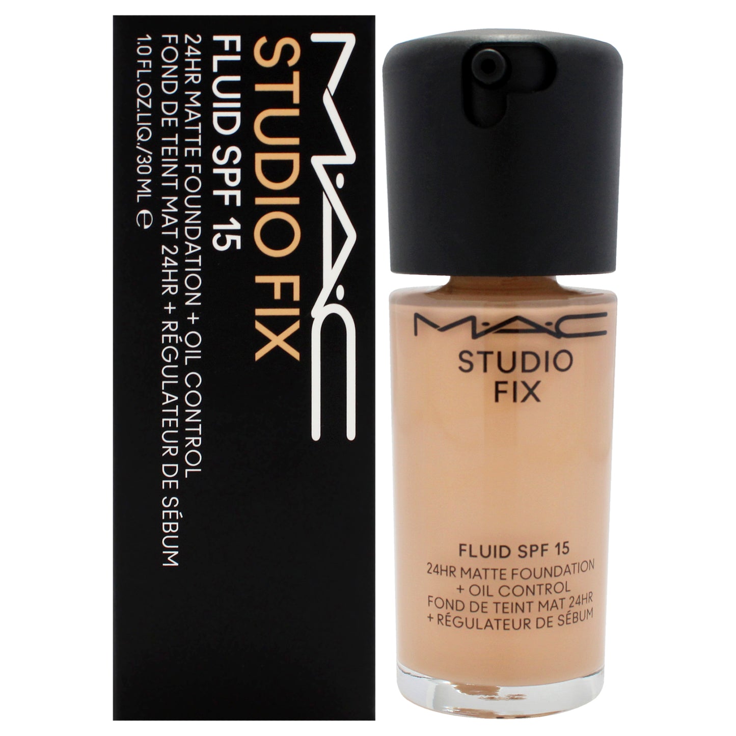 Studio Fix Fluid SPF 15 24Hr Matte Foundation Plus Oil Control - NC27 Beige With Neutral Undertone 1 oz Foundation