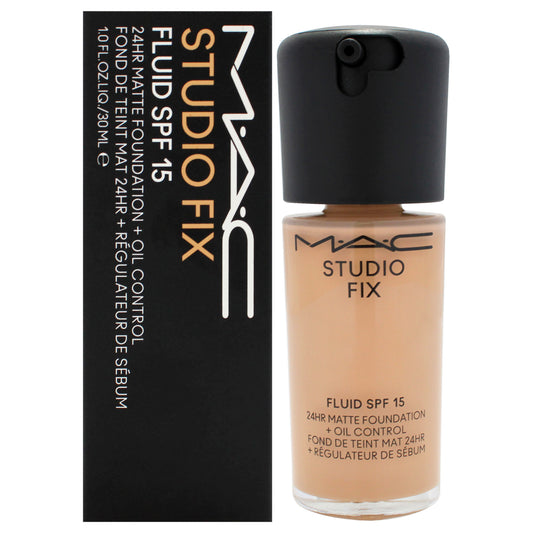 Studio Fix Fluid SPF 15 24Hr Matte Foundation Plus Oil Control - NC37 Medium Beige With Neutral Undertone 1 oz Foundation