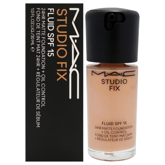 Studio Fix Fluid SPF 15 24Hr Matte Foundation Plus Oil Control - NW30 Medium Beige with Rosy Undertone 1 oz Foundation