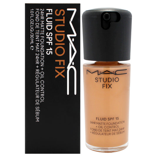 Studio Fix Fluid SPF 15 24Hr Matte Foundation Plus Oil Control - NW40 Toasted Beige with Rosy Undertones 1 oz Foundation