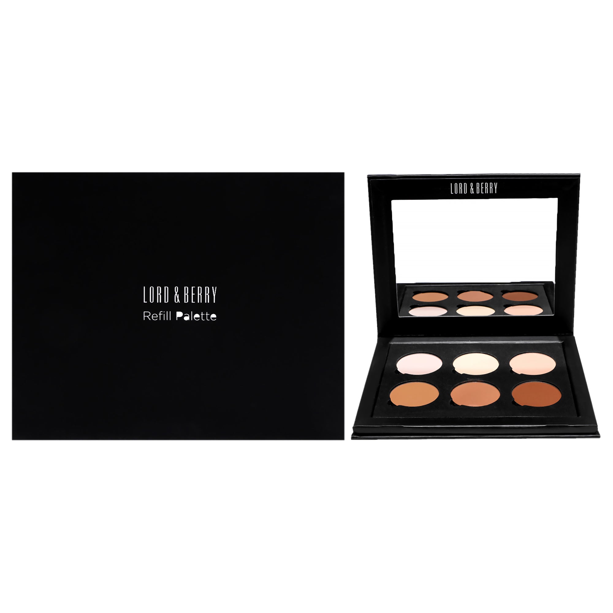 Contouring Palette by Lord and Berry for Women - 0.77 oz Makeup (Refillable)