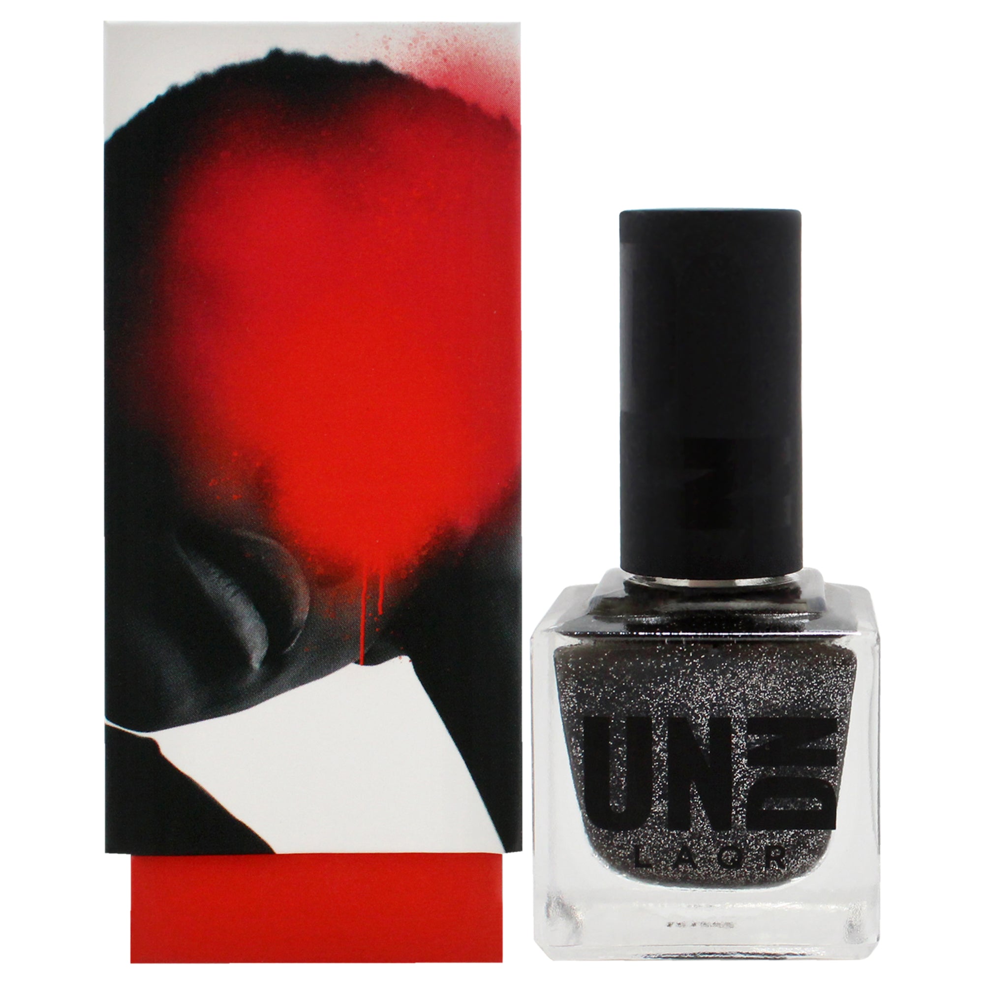 Vegan Nail Polish - 0210 After Dark Glitter by UNDN for Women - 0.5 oz Nail Polish