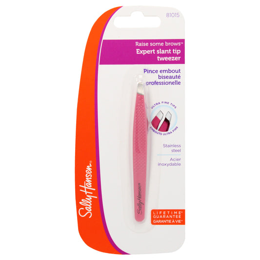 Raise Some Brows Slant Tip Tweezer - 81015 by Sally Hansen for Women - 1 Pc Tweezer