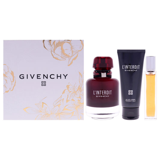 Linterdit Rouge 3 Pc Gift Set 2.7oz EDP Spray