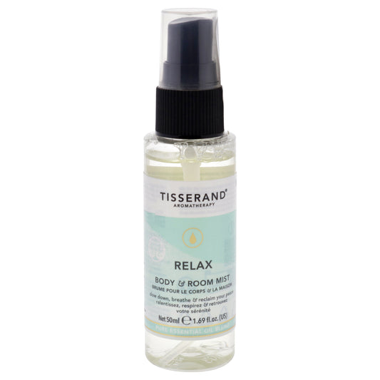 Body and Room Mist - Relax by Tisserand for Unisex - 1.6 oz Room Mist