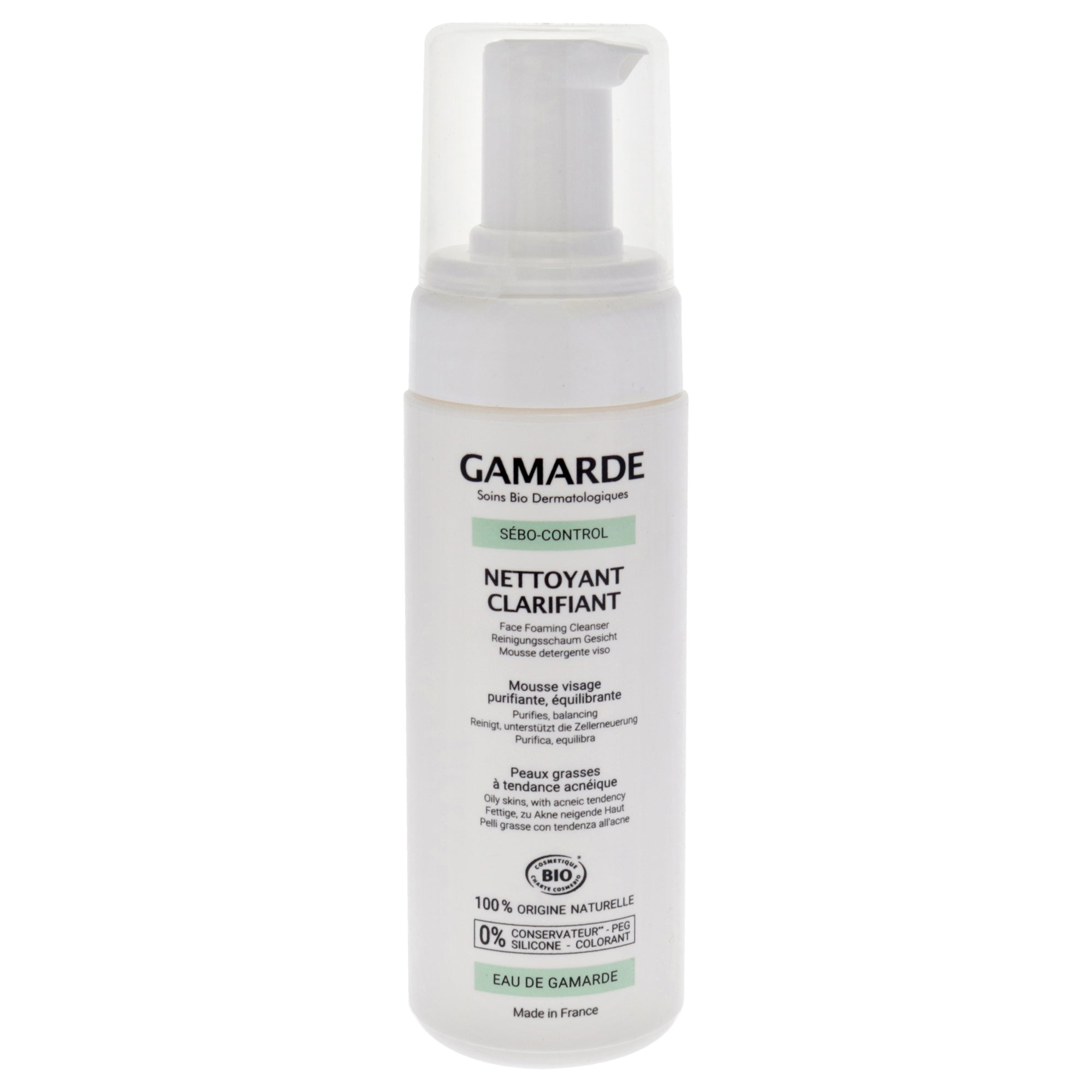Face Foaming Cleanser by Gamarde for Women - 5.4 oz Cleanser