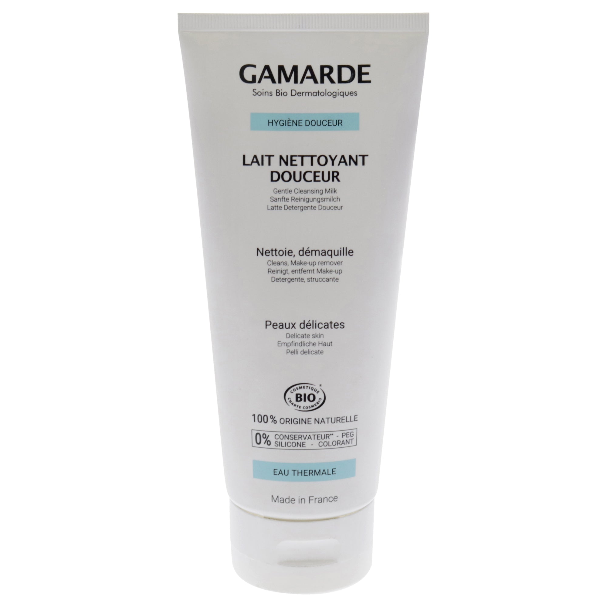 Gentle Cleansing Milk Make-up Remover by Gamarde for Women - 6.76 oz Cleanser