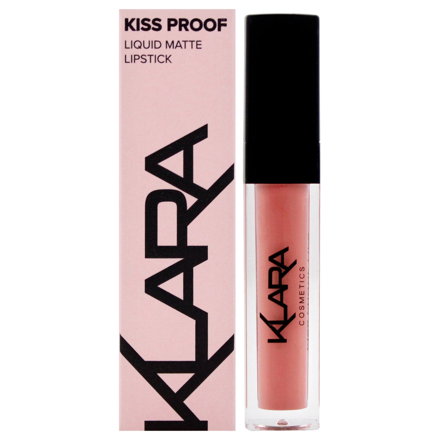Kiss Proof Liquid Matte Lipstick - 21 Naughty Nude by Klara for Women - 0.27 oz Lipstick
