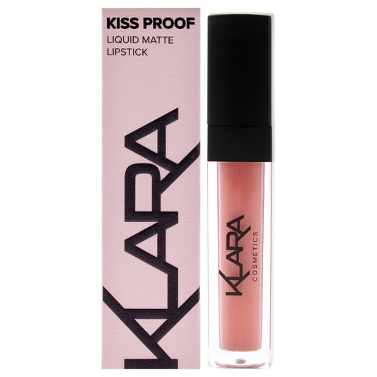 Kiss Proof Liquid Matte Lipstick- 22 Au Naturel by Klara for Women - 0.27 oz Lipstick