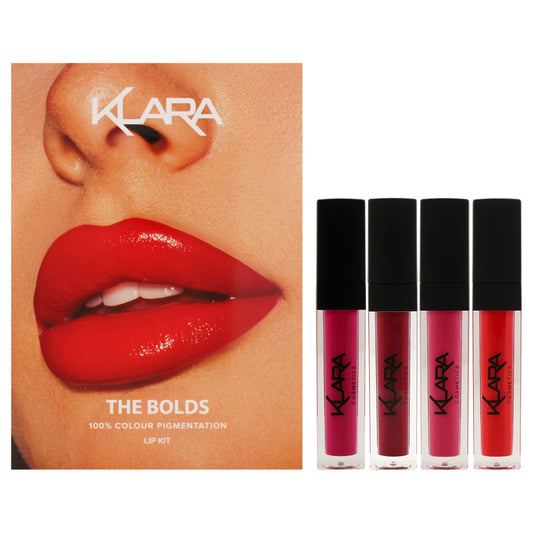 The Bolds Lip kit 4 Pc 0.27oz Kiss Proof Liquid Matte Lipstick - 16 Sexy Marsala