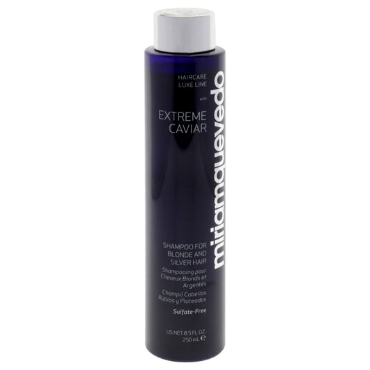 Extreme Caviar Shampoo For Blond And Silver Hair by Miriam Quevedo for Unisex - 8.5 oz Shampoo