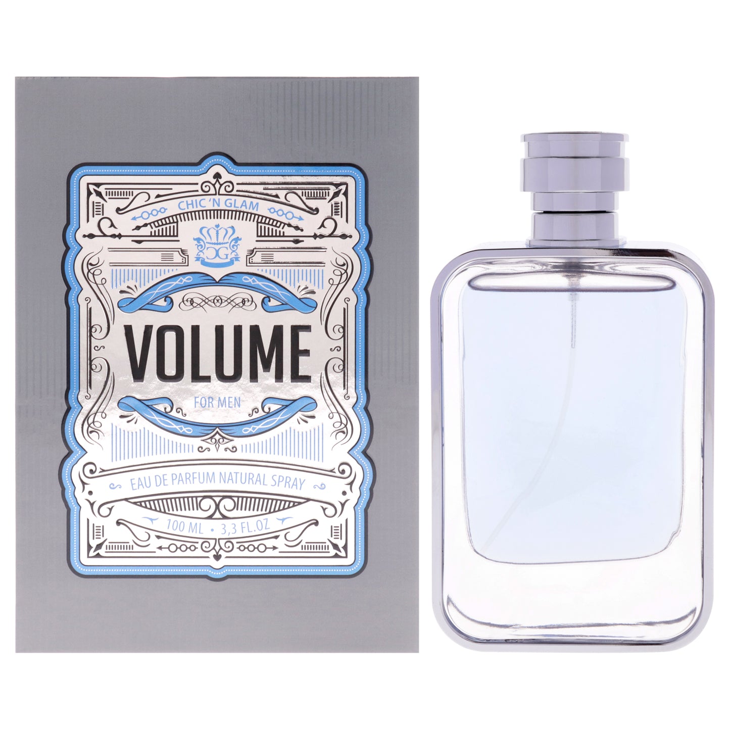 Volume by Chic N Glam for Men - 3.3 oz EDP Spray