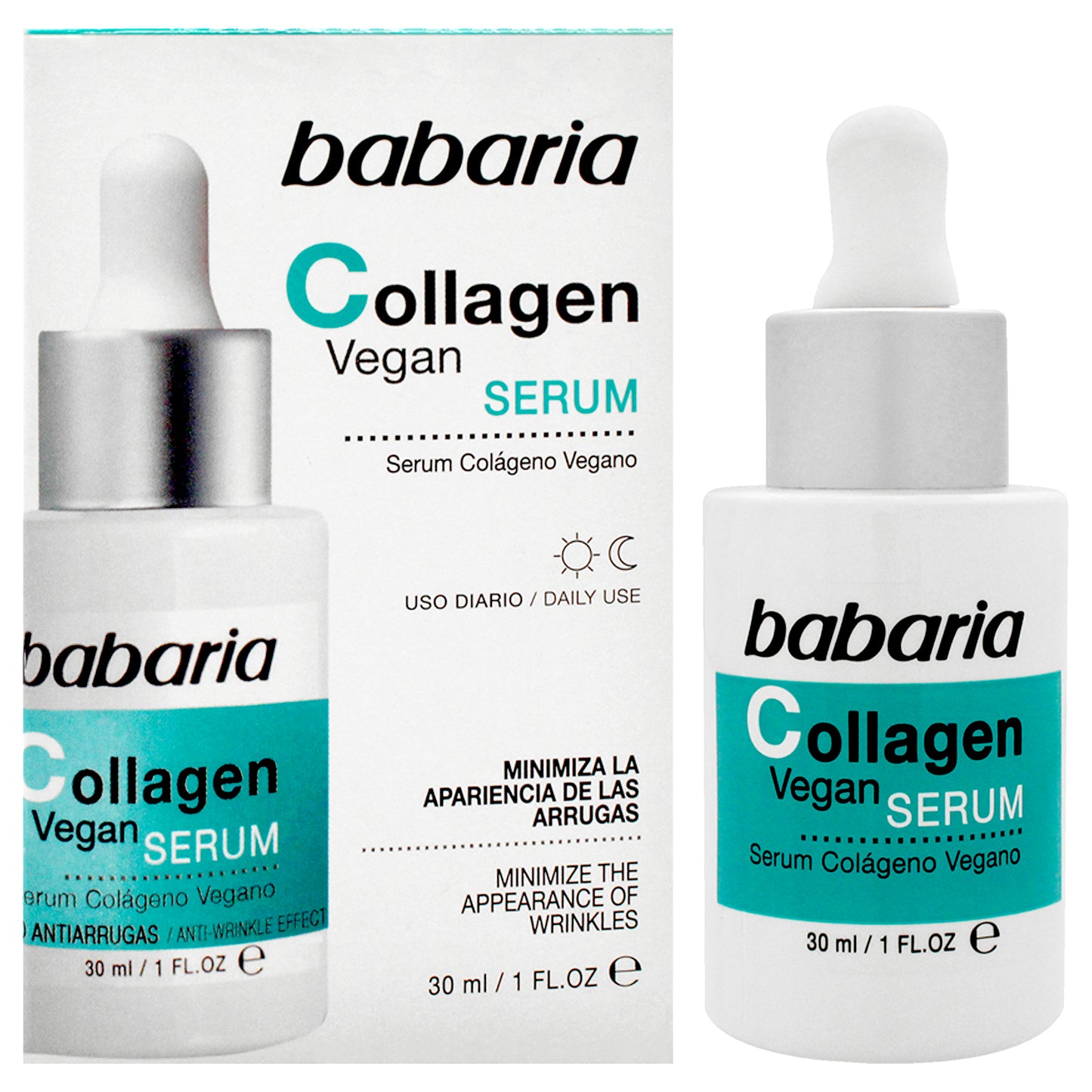 Collagen Vegan Serum by Babaria for Unisex - 1 oz Serum