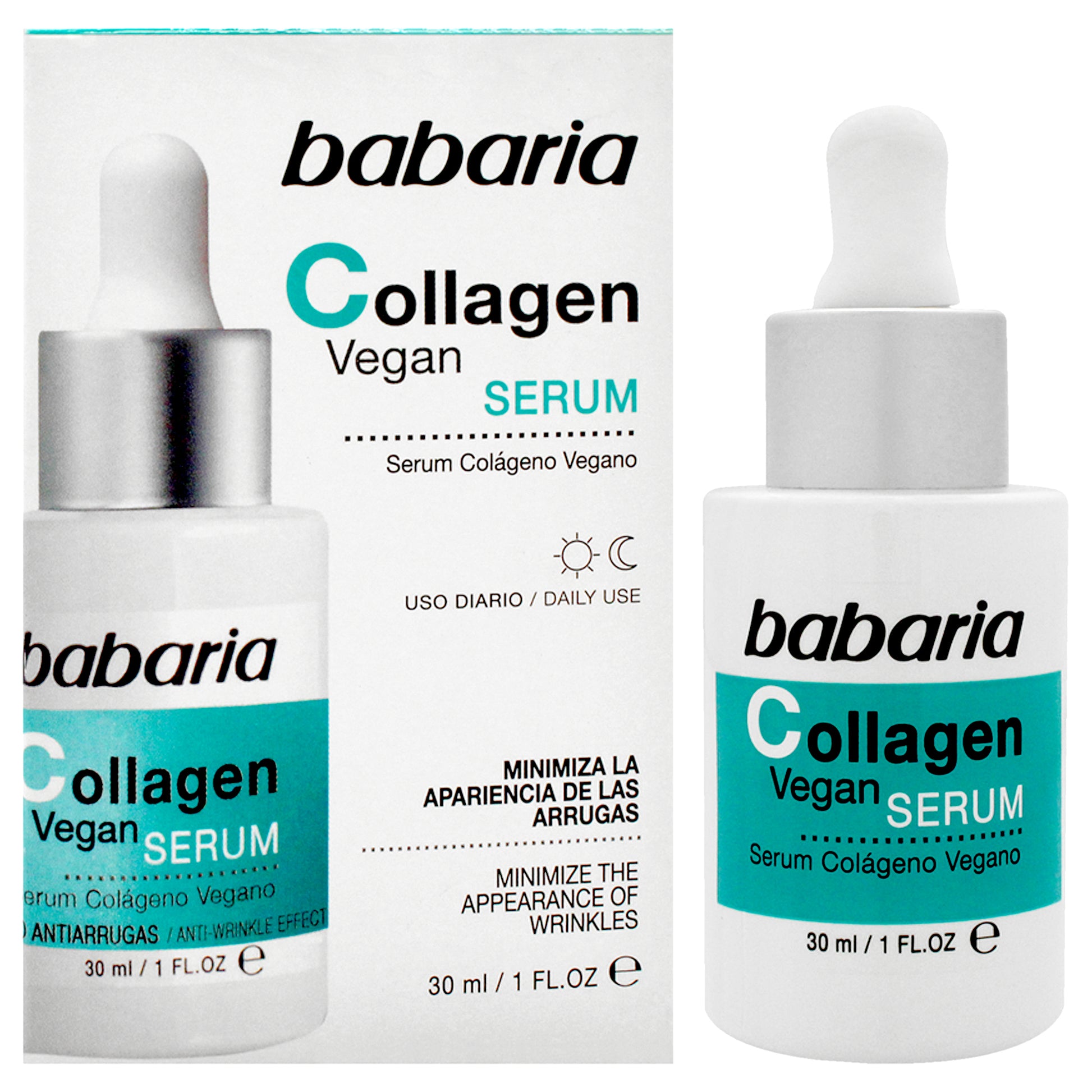 Collagen Vegan Serum by Babaria for Unisex - 1 oz Serum
