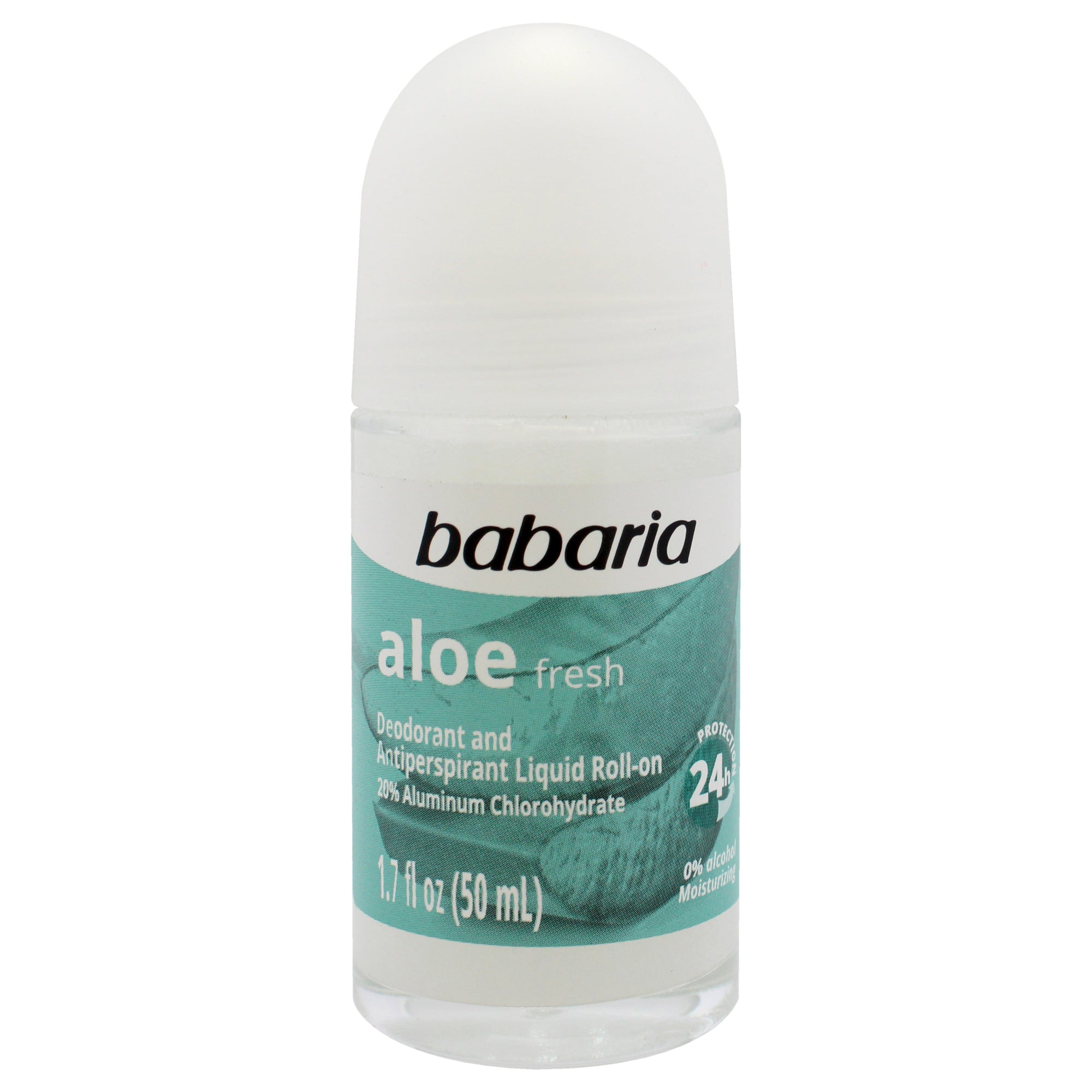 Aloe Fresh 24H Protection Deodorant and Antiperpirant by Babaria for Women - 1.7 oz Deodorant Roll-On