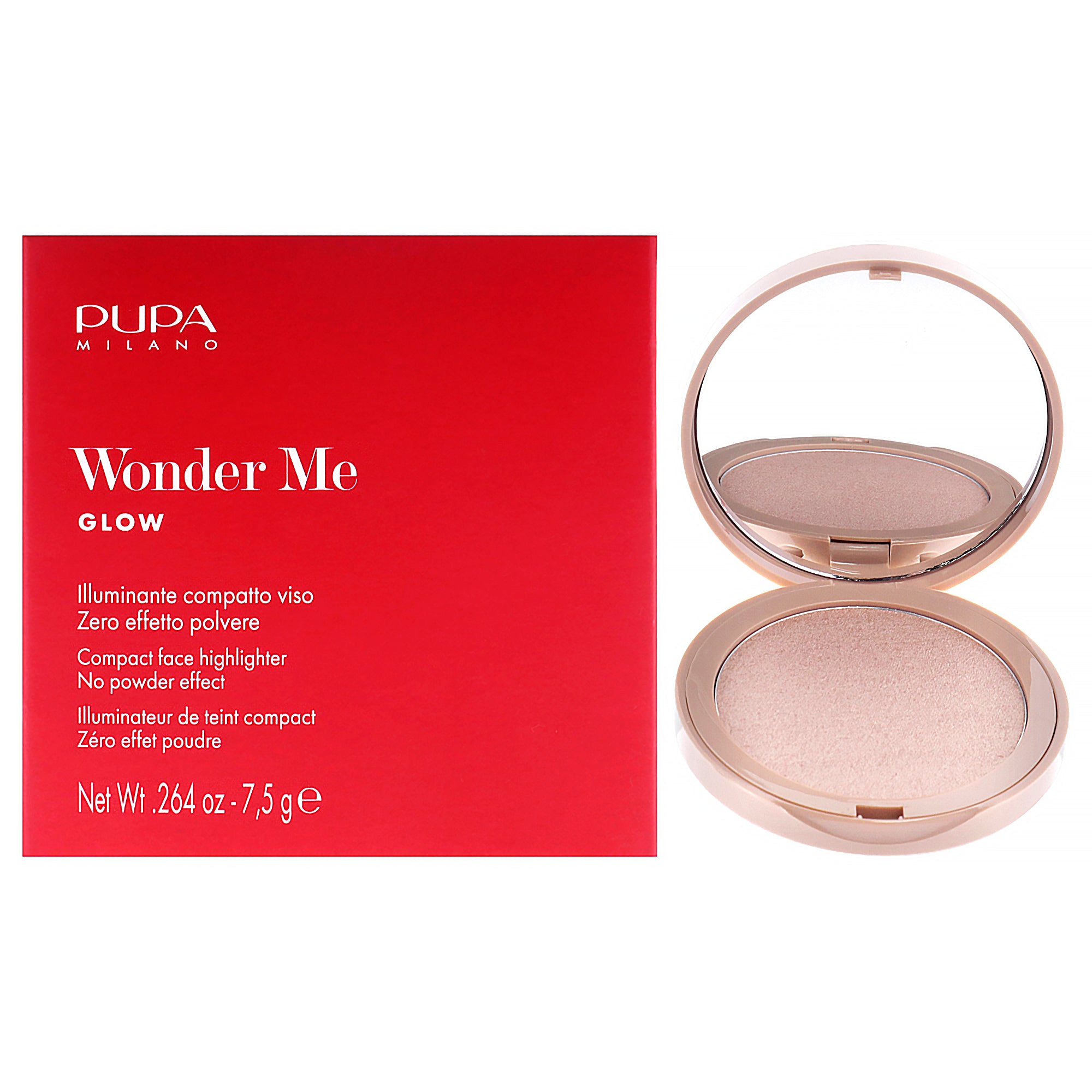 Wonder Me Glow - 101 Rose Gold by Pupa Milano for Women - 0.264 oz Highlighter