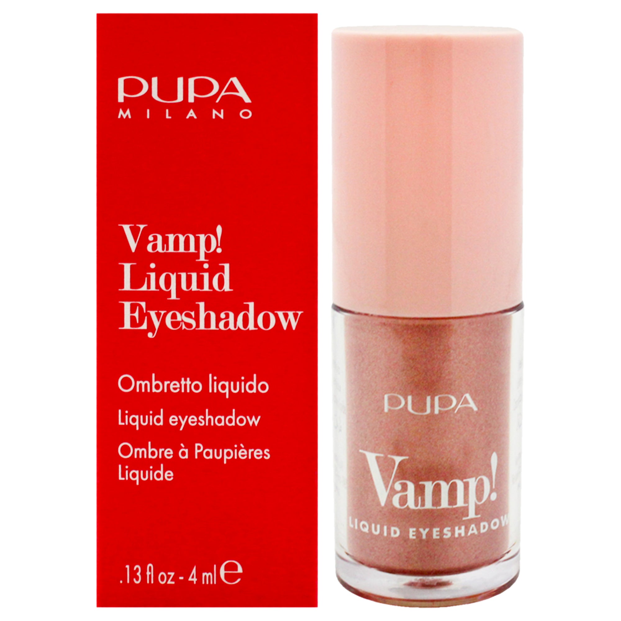 Vamp! Liquid Eyeshadow - 002 Golden Rose by Pupa Milano for Women - 0.13 oz Eye Shadow