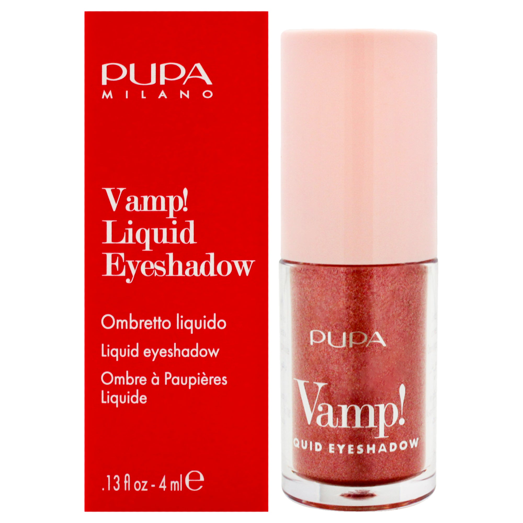 Vamp! Liquid Eyeshadow - 004 Rose by Pupa Milano for Women - 0.13 oz Eye Shadow