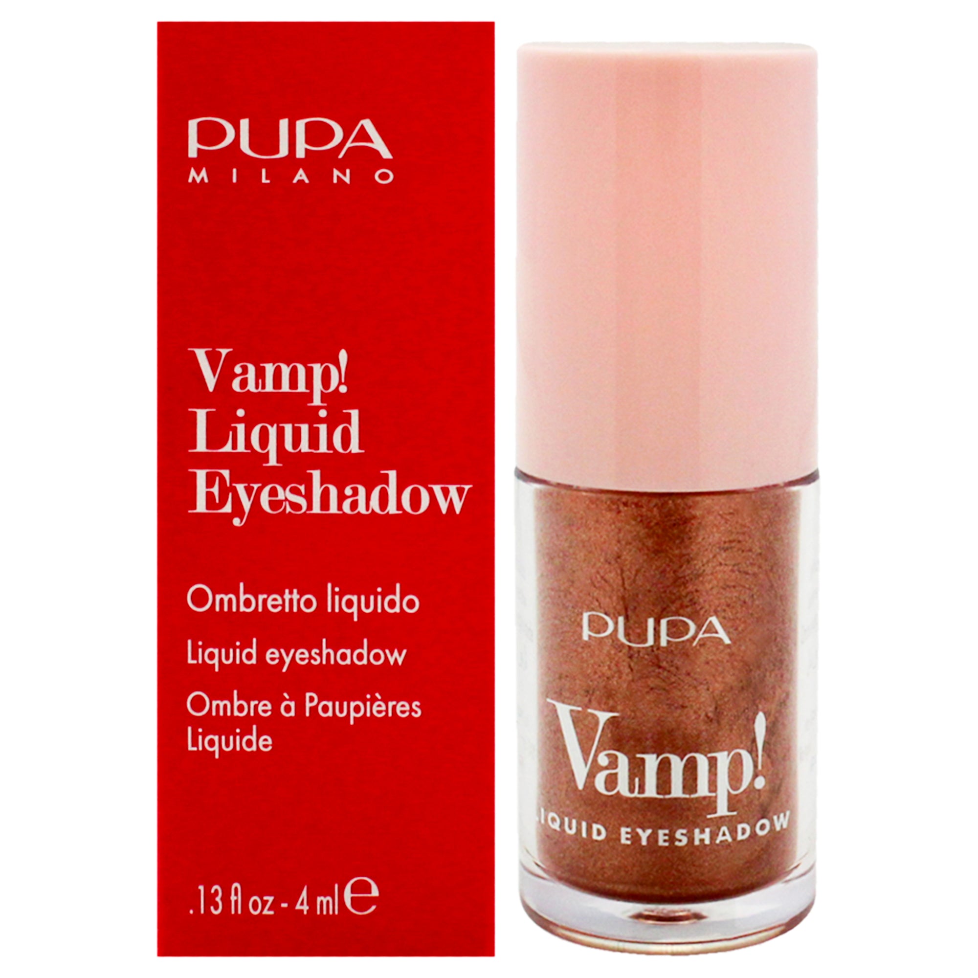 Vamp! Liquid Eyeshadow - 008 Copper by Pupa Milano for Women - 0.13 oz Eye Shadow