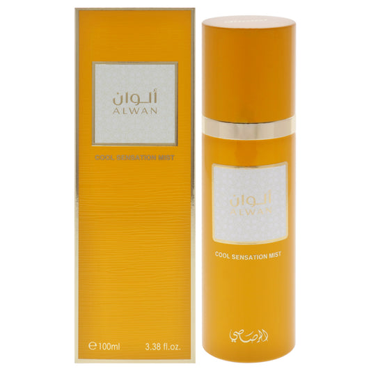 Cool Sensation Mist - Alwan by Rasasi for Unisex - 3.38 oz Mist