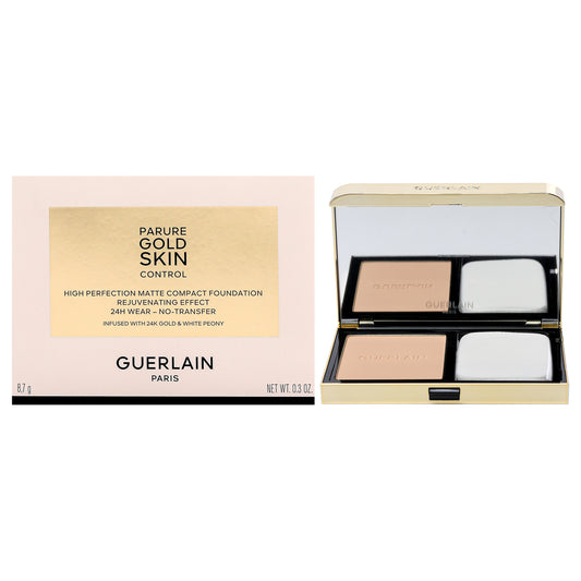 Parure Gold Skin Control Matte Compact Foundation - 2N Light Skin with Neutral Beige Undertones 0.3 oz Foundation (Refillable)