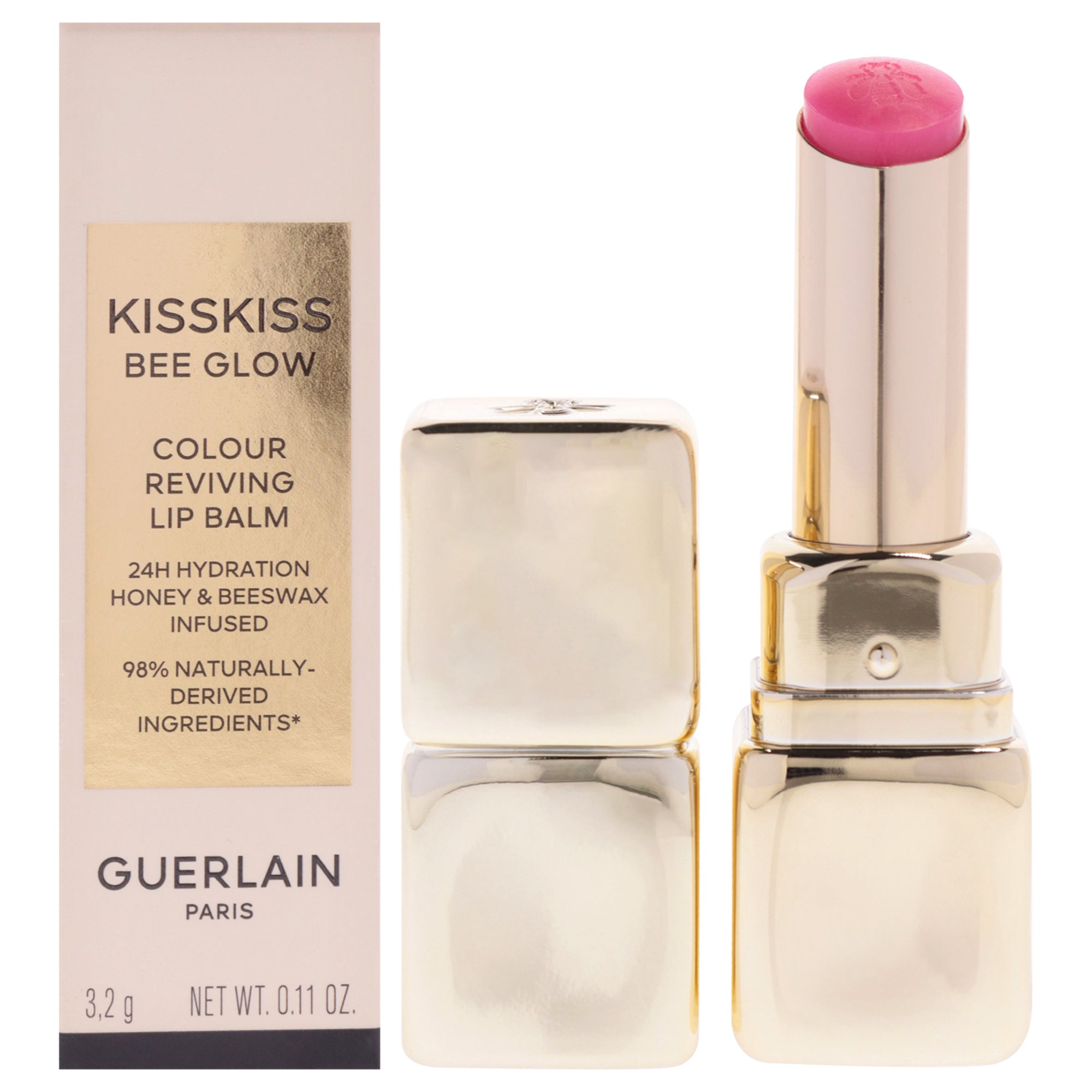 Kiss Kiss Bee Glow Lip Blam - 458 Rose Glow by Guerlain for Women - 0.11 oz Lip Blam
