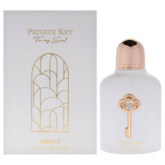 Club De Nuit Private Key To My Soul Premier Edition by Armaf for Unisex - 3.4 oz Extrait De Parfum Spray