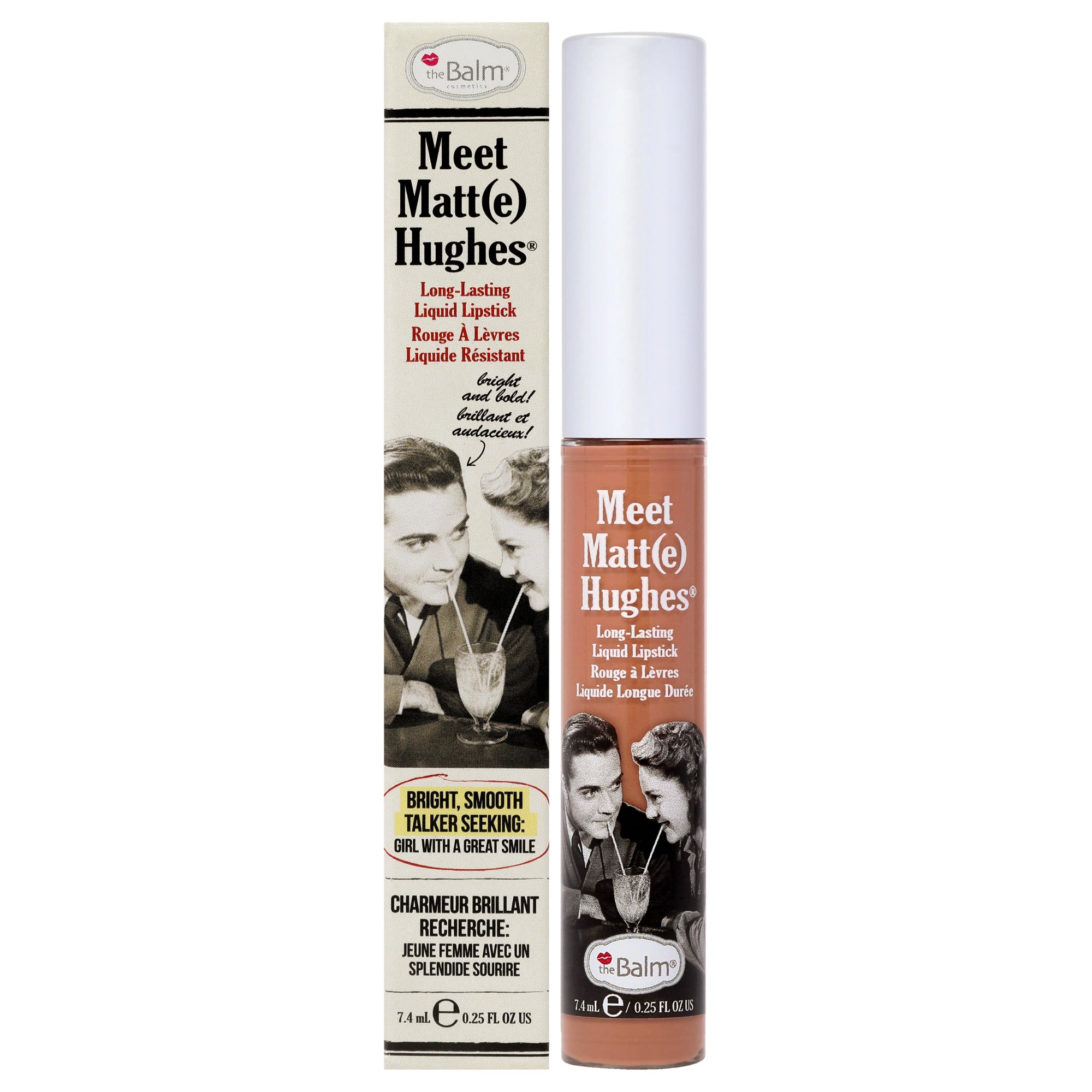 Meet Matte Hughes Long Lasting Liquid Lipstick - Humble by the Balm for Women - 0.25 oz Lipstick