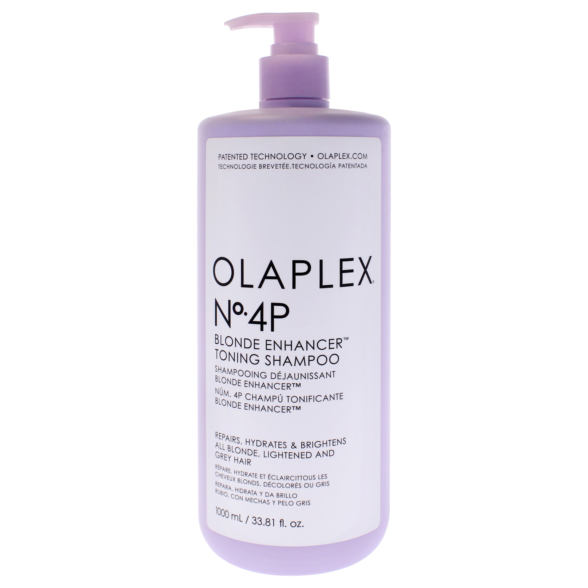 No 4P Blonde Enhacer Toning Shampoo by Olaplex for Unisex - 33.81 oz Shampoo