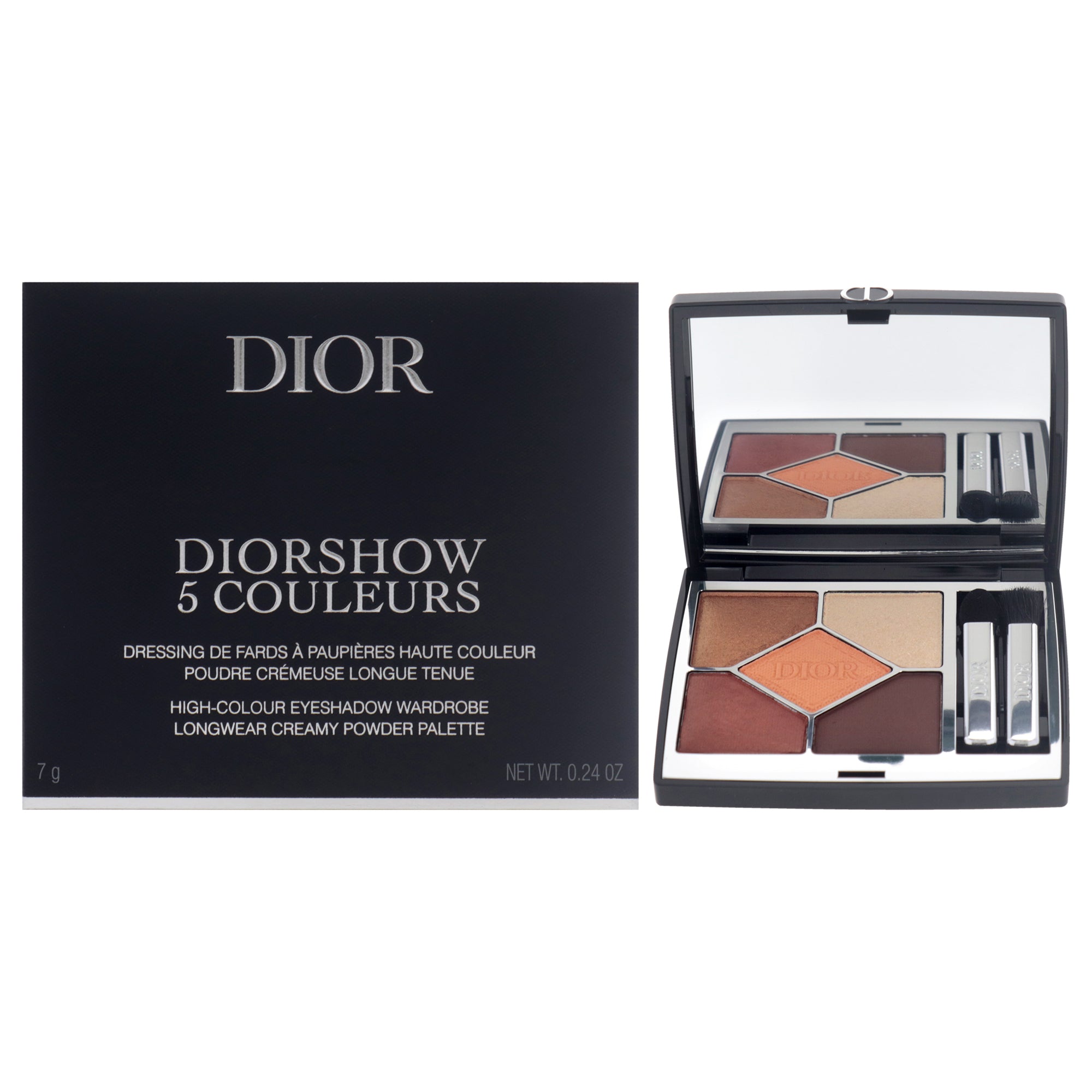 Diorshow 5 Couleurs Eyeshadow Palette - 439 Copper by Christian Dior for Women - 0.24 oz Eye Shadow