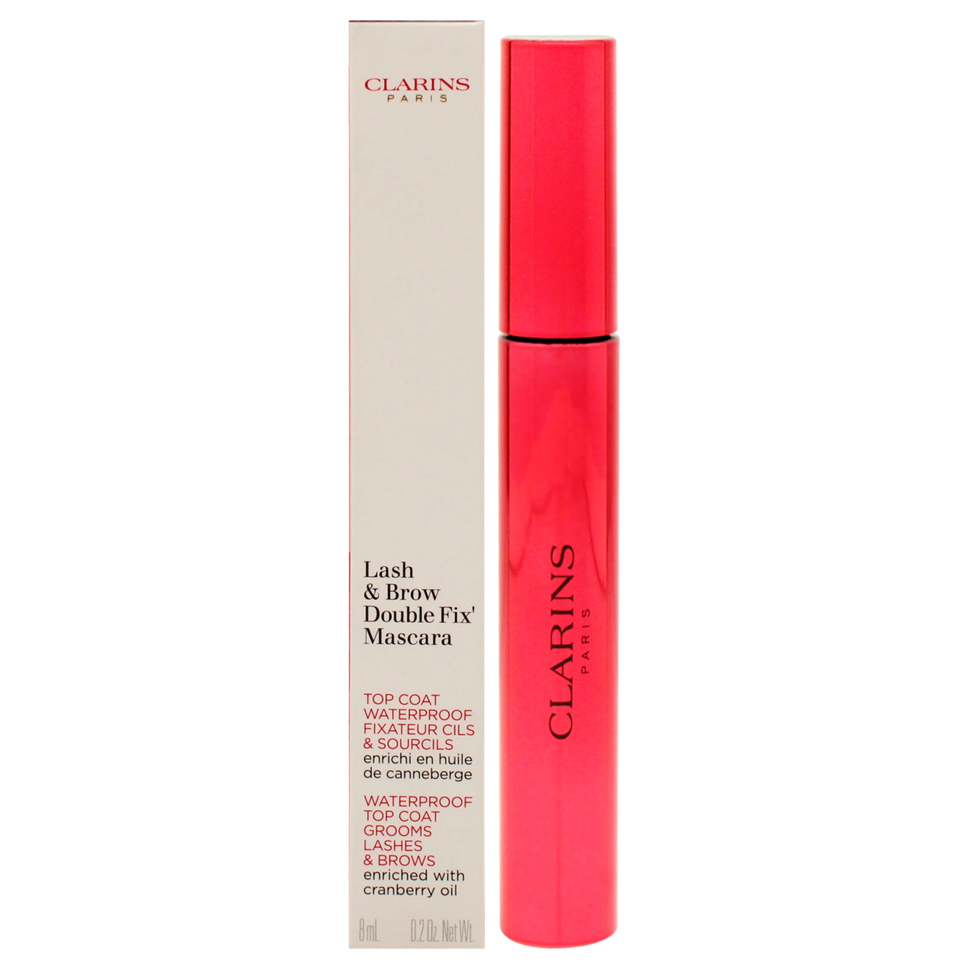 Lash and Brow Double Fix Waterproof Mascara - Clear by Clarins for Women - 0.2 oz Mascara