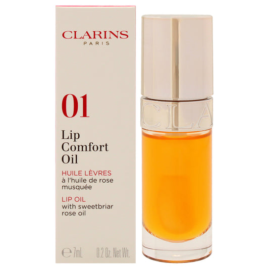 Lip Comfort Oil - 01 Honey by Clarins for Women - 0.2 oz Lip Oil